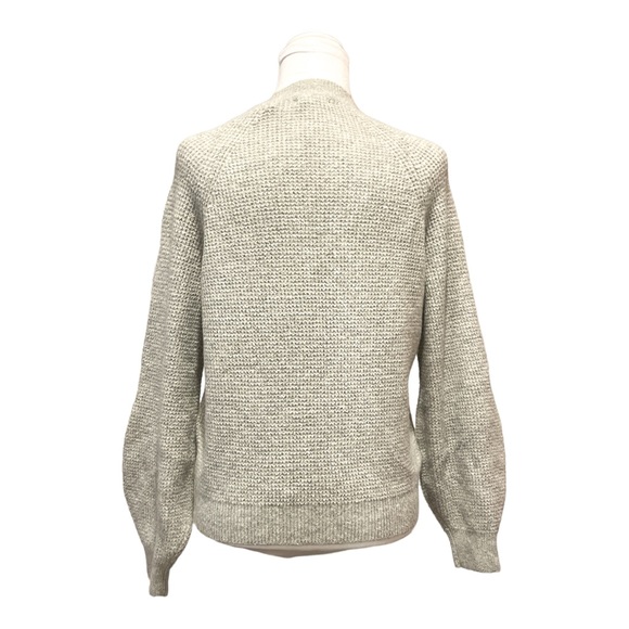 BP. Blouson Sleeve Crewneck Sweater in Grey - XS - Picture 4 of 5